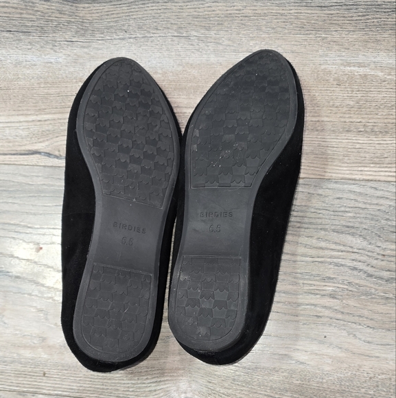 Birdies Flats Shoes Loafers The Blackbird Black Suede Cheetah Tassel 6.5 - Picture 9 of 9